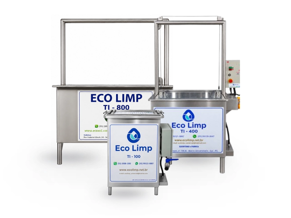 Tanques de Imersão Eco Limp, linha completa