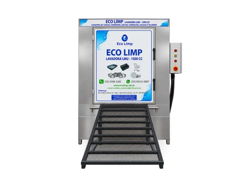 Lavadora Industrial LMU-1500-CC Eco Limp, vista frontal